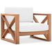 Meridian Furniture Anguilla Off White Water Resisting Outdoor Chair