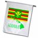 The Kanaka Maoli traditional flag of Hawaii and it s islands. 12 x 18 inch Garden Flag fl-299210-1