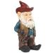 Hi-Line Gifts 10.25 Cowboy Gnome Outdoor Garden Statue