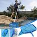 Professional Pool Skimmer Net Pool Cleaning Net with Deep Mesh Net Bag Skimmer Net for Pool Cleaning Pool Net Skimmer for Above Ground Pool | Pool Nets for Cleaning | Deep Net Pool Leaf Rake