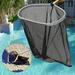 Heavy Duty Swimming Pool Skimmer Leaf Rake Mesh Net 18inch Aluminum Frame Pool Skimmer Net Pole Leaf Skimmer Mesh Rake Net for Spa Pond Swimming Pool Pool Cleaner Supplies and Accessories