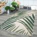 Paco Home Tropical Outdoor Rug Palm Tree & Jungle Design Flatweave 6 7 x 9 6 - green