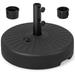 Gymax Patio 19.5 Fillable Round Umbrella Base Stand Holder Heavy-Duty Pole 1.5 /1.9