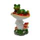 Frog Laying on Frog Figurine Garden DÃ©cor Collectibles Frog Statues Outdoor Frog Statues for Outside Landscaping Patio Home Accent Lying Side
