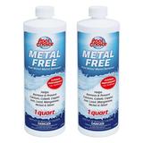 Pool Choice Metal Free Pool Water Metal Remover 1-Quart 2-Pack