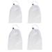 Swimming Pool Leaf Vacuum Net Pack of 4 Pcs Pool Cleaner Fine Mesh Bag 13 x 11 inch Replacement Swimming Cleaning Tool Filter Bags