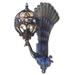 Aiqidi Peacock Wall Lamp Retro Antique Wall Mount Fixture Waterproof Outdoor LED Wall Light for Home Decor
