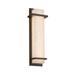 Justice Design Group Cld-7614W Monolith 1 Light 20 Tall Integrated Led Outdoor Wall