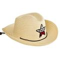 Summer Sun Straw 6 Colours Beach Girls Boys Kids Child Western Cowboy Hat 2 To 6Y Kids Hiking Gear Pool Hat