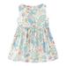 Tosmy Summer Toddler Girls Clothes Sleeveless Sundress Cartoon Print Ruffles Dress Casual Dress Clothes Party Dresses