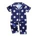 Toddler Baby Girls Short Sleeve Dot Print Tops+Pants Pajamas Sleepwear Outfits Easter Pajamas Kids Pajamas Pants for Girls