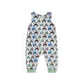 Suanret Toddler Baby Boys Girls Summer Jumpsuit Cartoon Animal Print Sleeveless Romper Infant Clothes White Car 2-3 Years