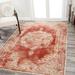 Rosalia Cottage Medallion Peach/Ivory 3 ft. x 5 ft. Area Rug