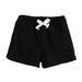 Toddler Kids Baby Boy Girls Casual Shorts Fashion Cute Solid Color Pants Drawstring Lace-up Sports Shorts