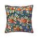Square Throw Pillow Covers with Core Daisy Watercolor Print Pillows for Sofa Beds 20 x 20 inches Multicolor