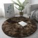 16x16inch Soft Round Rug for Bedroom Modern Fluffy Circle Carpet for Kids Girls Baby Room Shag Rug Indoor Shaggy Plush Circular Nursery Rugs Cute Cozy Area Rugs for Living Room