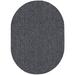 Broadway Collection Pet Friendly Indoor Outdoor Area Rugs Grey - 3 X 5 Oval