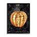 Stupell Industries October 31st Halloween Pumpkin Holiday Painting Black Framed Art Print Wall Art