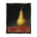 Stupell Industries Traditional Pear Still Life Food & Beverage Painting Black Floater Framed Art Print Wall Art