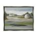 Stupell Industries Rural Farmland Vast Country Barn Agricultural Field Painting Luster Gray Floating Framed Canvas Print Wall Art Design by Liz Jardine