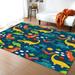 Cartoon Dinosaur Area Rugs Lovely Dinosaur Carpet For Boys Kids Cute Animal Carpet Dinosaur Rugs For Boys Bedroom Living Room Bedroom Kitchen Playing Room 5 3 x 6 7