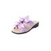 Women's The Paula Slip On Sandal by Comfortview in Purple (Size 10 1/2 M)