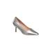 Women's Kate Pump by French Connection in Silver (Size 9 1/2 M)