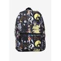 Women's Disney Nightmare Before Christmas Jack Skellington All-Over Print 16" Deluxe Nylon Backpack by Disney in Black