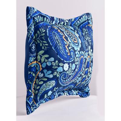 BH Studio Reversible Quilted Shams by BH Studio in Navy Paisley (Size STAND)