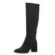 MARCO TOZZI Damen Langschaftstiefel mit Absatz bis zum Knie Elegant, Schwarz (Black), 36