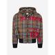 Burberry Kids Jacket Horseferry Print Check Lightweight Hooded Jacket Size 14 Yrs