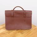 Document Case/Formal Document || Real Leather A4 Size Section Vintage Solid