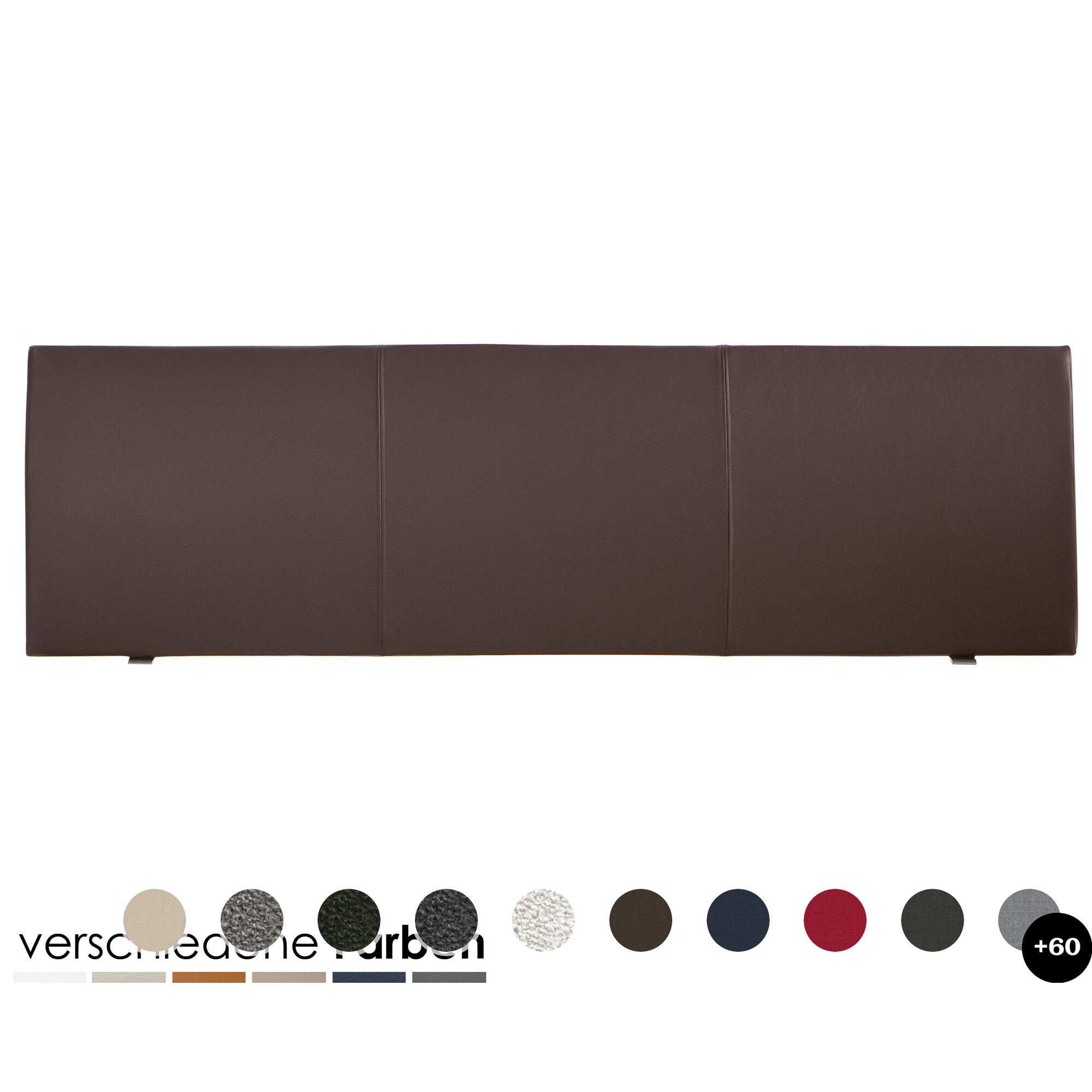 Hasena Soft-Line Kopfteil Ripo 120 cm / PK3 Cyclo 731 macciato Image