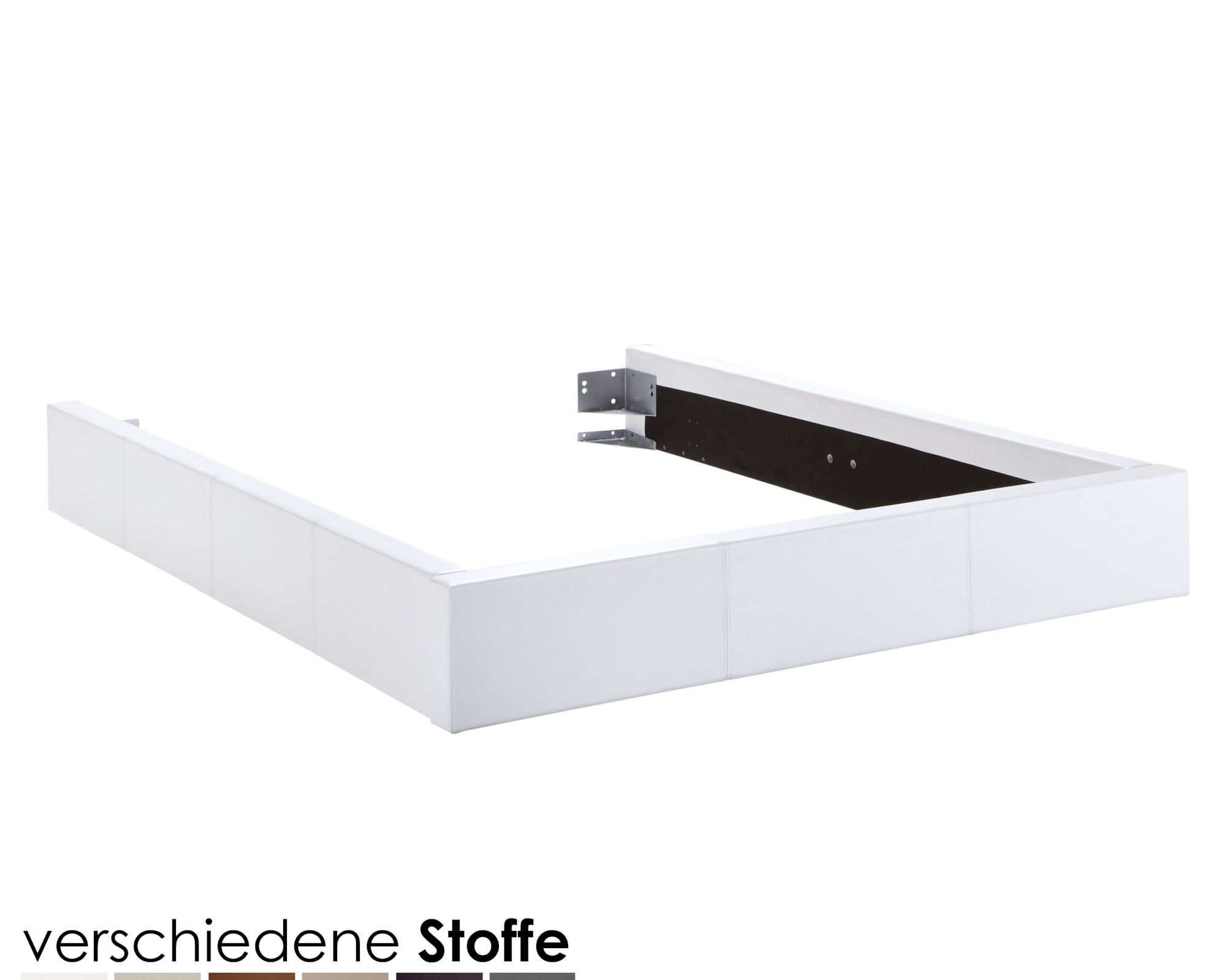 Hasena Dream-Line Bettrahmen Lungo 23/3S 200x200 cm / PK3 Rinovo 701 taupe Image