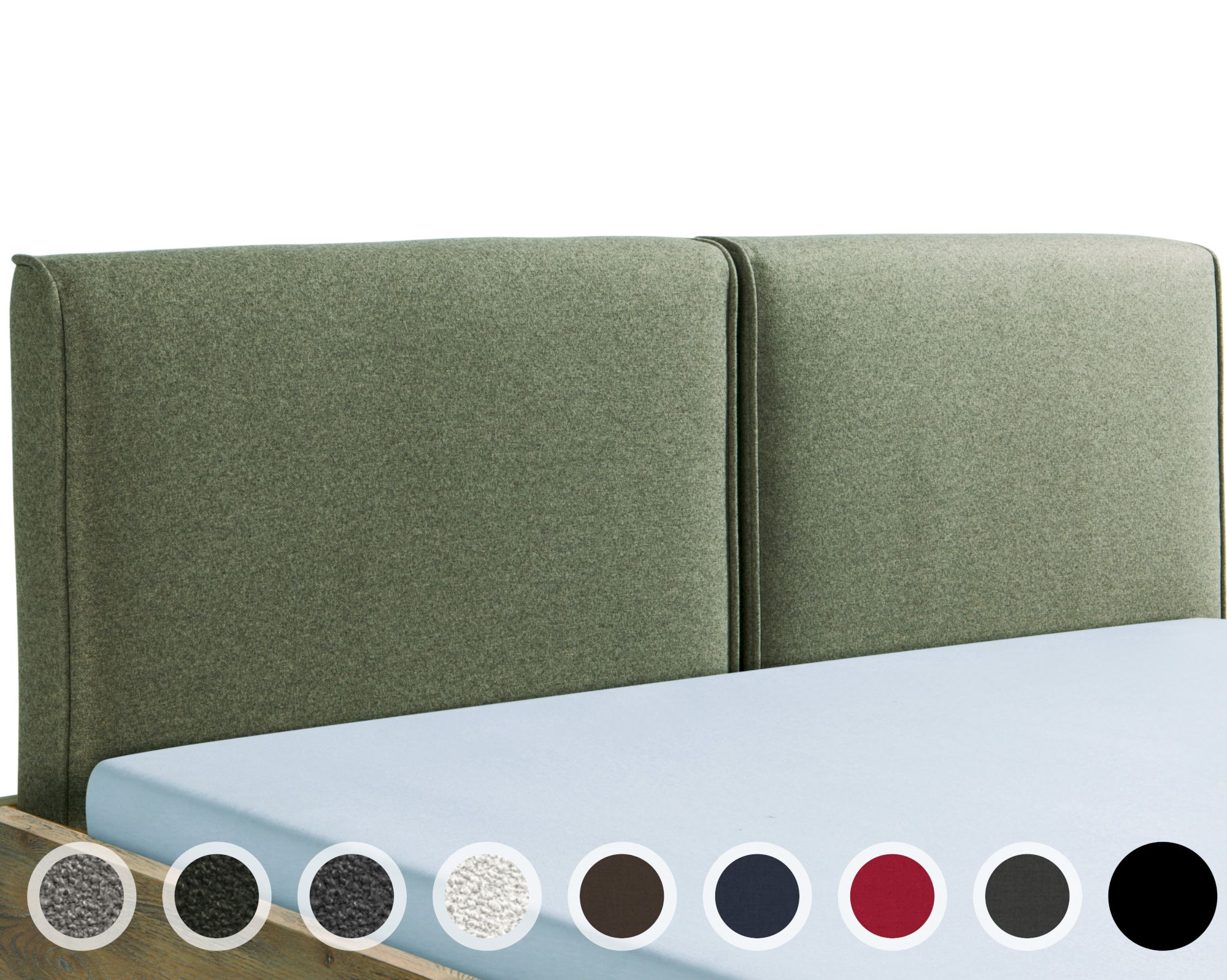 Hasena Fine-Line Kopfteil Cemoa 120 cm / PK3 Capo 760 anthrazit Image