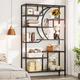 69" Tall Bookshelf, Industrial 9-Tier Etagere Bookcase,Freestanding Open Book Shelves