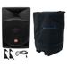 Rockville RPG15 15 1000 Watt Powered 2-Way DJ PA Speaker + Padded Slip Cover