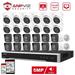 Anpviz 32CH 4K 5MP PoE Home Security Camera System H.265+ NVR AI CCTV System and 24PCS 5MP Weatherproof Surveillance Bullet Turret Camera Outdoor Remote Access Motion Detection