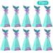 Dsseng 20 Pcs Mermaid Gift Boxes Gift Wedding Party Candy Sweet Treat Bags for Kids Mermaid Birthday Party Supplies Decorations Baby Shower Supplies