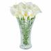 Cogfs Lifelike Calla Lily Flowers Simulation Calla Lily 10 Pcs Faux Long Stem Calla Lillies Artificial Real Touch Calla Flowers Table Decoration Flower Vase Flower for Home Wedding Party Decor