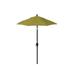 Freeport Park® 6-Foot Stone Black Aluminum Patio Market Umbrella w/ Push-Button Tilt In Sunbrella Metal | 102 H x 72 W x 72 D in | Wayfair