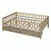 Harriet Bee Hillenbrand Solid Wood Daybed Wood in Gray/Brown | 28.3 H x 57 W x 79.5 D in | Wayfair A1ED4706F52845F5879B1D775EBF3D69