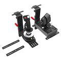 Reyann 2 Pack Desk Mount for Flight Sim Joystick, Throttle and Hotas System for Logitech G X52 / X56 Hotas, Thrustmaster Hotas Warthog/T.Flight Hotas/T.16000M / TCA Hotas