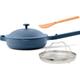 Our Place Always Pan 2.0-10.5-Inch Nonstick, Toxin-Free Ceramic Cookware | Versatile Frying Pan, Skillet, Saute Pan | Stainless Steel Handle | Oven Safe | Lightweight Aluminum Body | Blue Salt