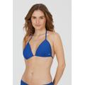 Triangel-Bikini-Top ATHLECIA "Aqumiee" Gr. 42, blau Damen Bikini-Oberteile Ocean Blue