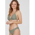 Triangel-Bikini-Top ATHLECIA "Aqumiee" Gr. 44, grün (limette) Damen Bikini-Oberteile Ocean Blue