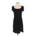 Shein Casual Dress - Sheath: Black Solid Dresses - Women's Size Small