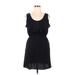 Up by Ultra Pink Casual Dress - Mini Scoop Neck Sleeveless: Black Print Dresses - Women's Size X-Large