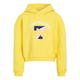 Tommy Hilfiger Girls T Varsity Crew Hoodie - Yellow, Yellow, Size Age: 4 Years, Women