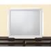 Latitude Run® 35" White Rectangle Dresser Mirror Mounts To Dresser w/ Frame Wood in Brown | 35 H x 39 W x 1 D in | Wayfair